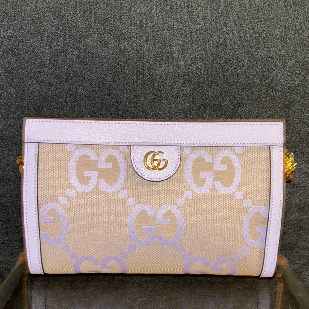 GUCCI Ophidia GG Small Shoulder Bag-lilac